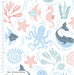 Tranquil Shores Organic Cotton Fabric, Under The Sea from Jaycotts Sewing Supplies