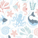 Tranquil Shores Organic Cotton Fabric, Under The Sea from Jaycotts Sewing Supplies