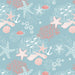 Tranquil Shores Organic Cotton Fabric, Ocean Treasures from Jaycotts Sewing Supplies