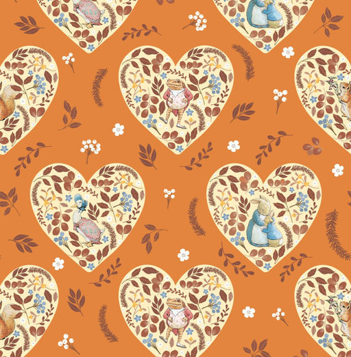 Peter Rabbit Organic Cotton Fabric, Nutmeg Nook from Jaycotts Sewing Supplies