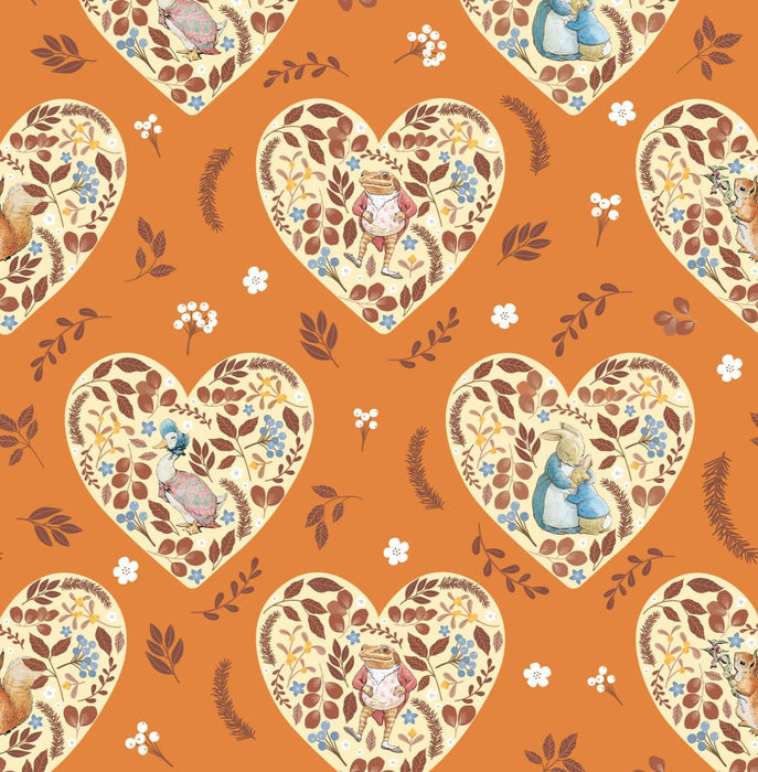 Peter Rabbit Organic Cotton Fabric, Nutmeg Nook from Jaycotts Sewing Supplies