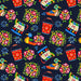 Bohemian Waters Organic Cotton Fabric, Narrowboat Decor Navy from Jaycotts Sewing Supplies
