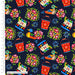 Bohemian Waters Organic Cotton Fabric, Narrowboat Decor Navy from Jaycotts Sewing Supplies