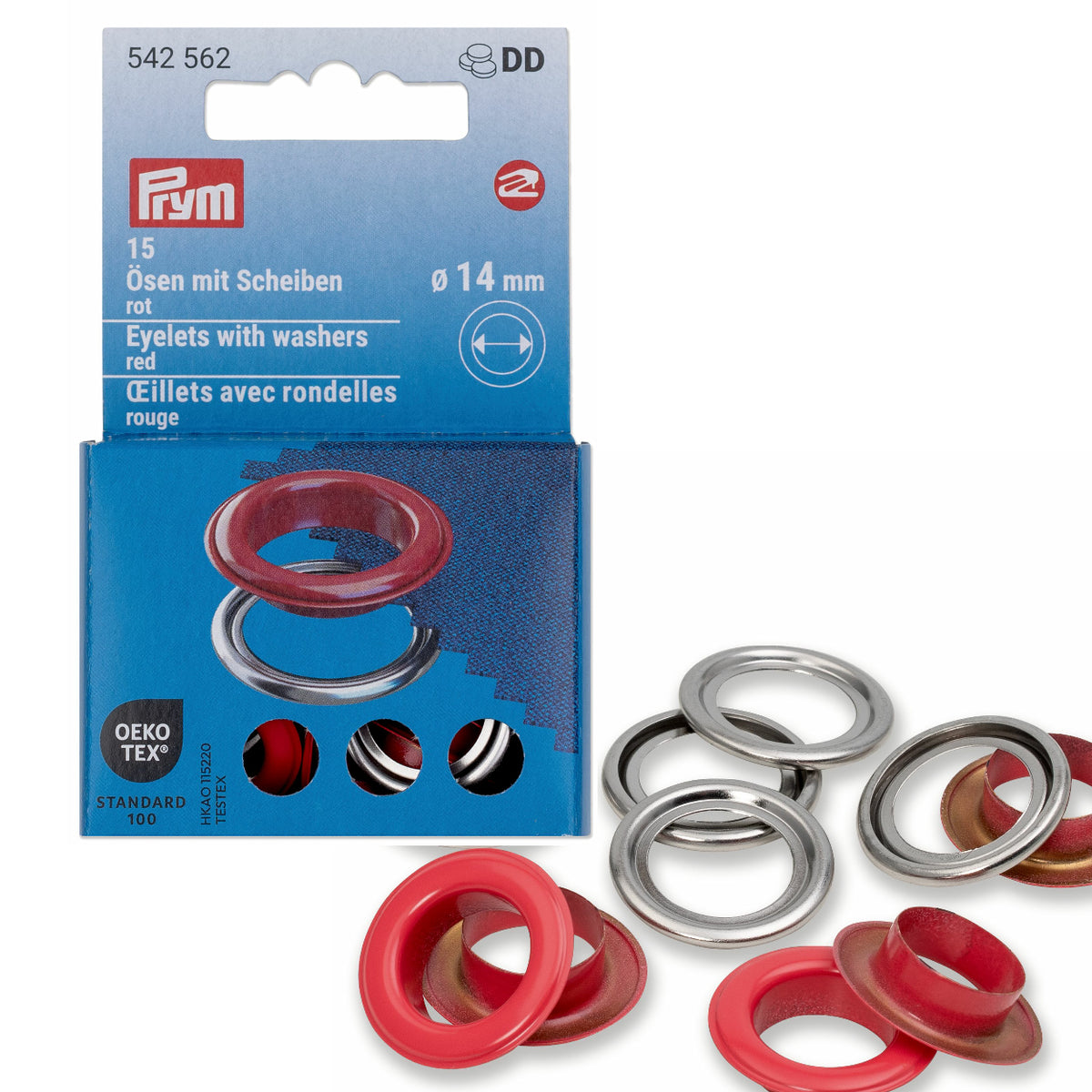 Prym Colour Eyelets 14mm | Packs of 20 — jaycotts.co.uk - Sewing Supplies