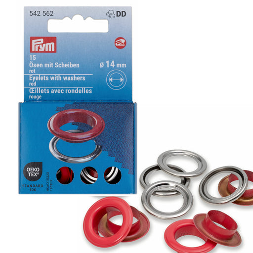 Prym Colour Eyelets 14mm | Packs of 20 from Jaycotts Sewing Supplies