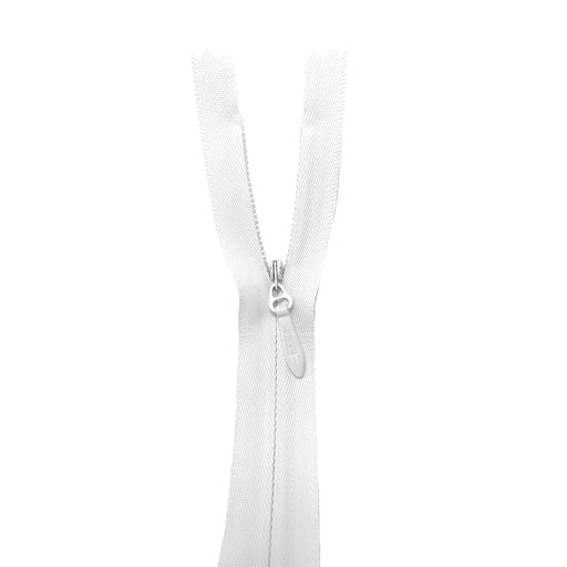 YKK Number 5 Heavy Duty Concealed Zips WHITE from Jaycotts Sewing Supplies