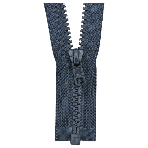 YKK Open End Zip - Medium Plastic | colour 579 Slate Grey from Jaycotts Sewing Supplies