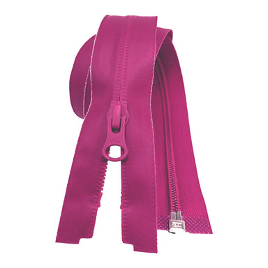 YKK Aquaguard Water repellent zip | Hot Pink from Jaycotts Sewing Supplies