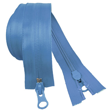YKK Aquaguard Water repellent zip | 2 Way | Sky Blue from Jaycotts Sewing Supplies