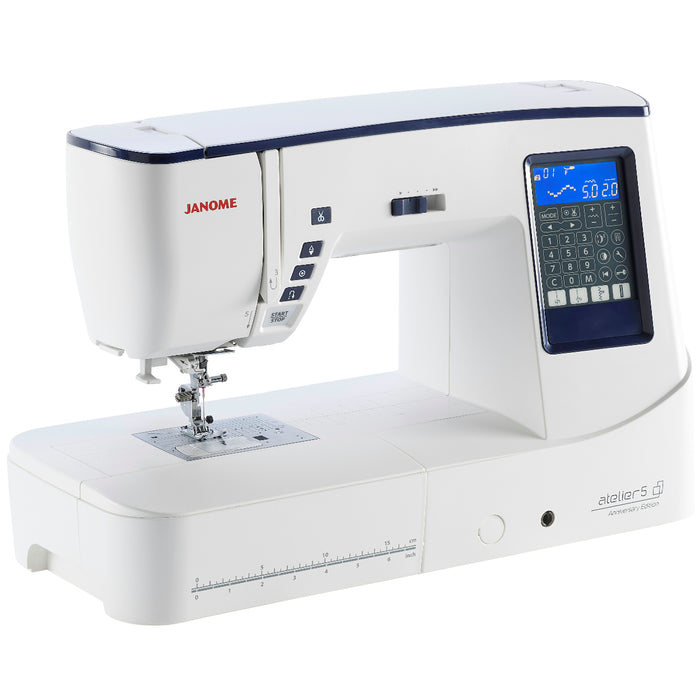 Janome Atelier 5 Anniversary Edition sewing machine from Jaycotts Sewing Supplies