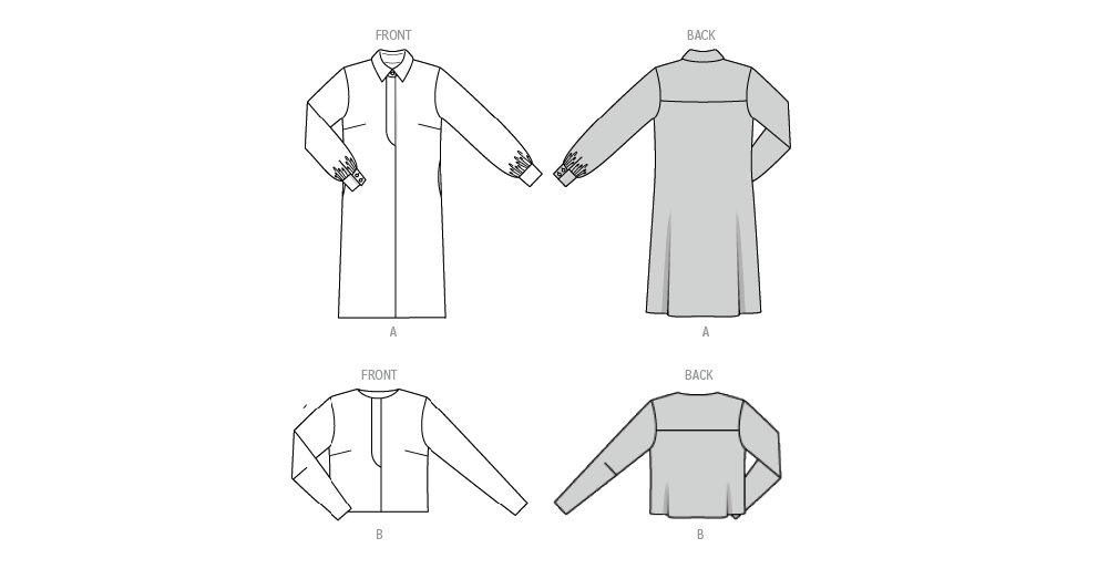 Burda Pattern 5678 Misses' Dress and Blouse from Jaycotts Sewing Supplies