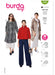 Burda Pattern 5688 Misses' Coats and Jackets from Jaycotts Sewing Supplies