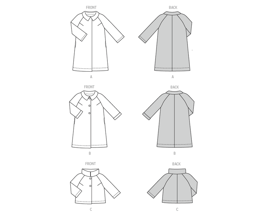 Burda Pattern 5688 Misses' Coats and Jackets from Jaycotts Sewing Supplies