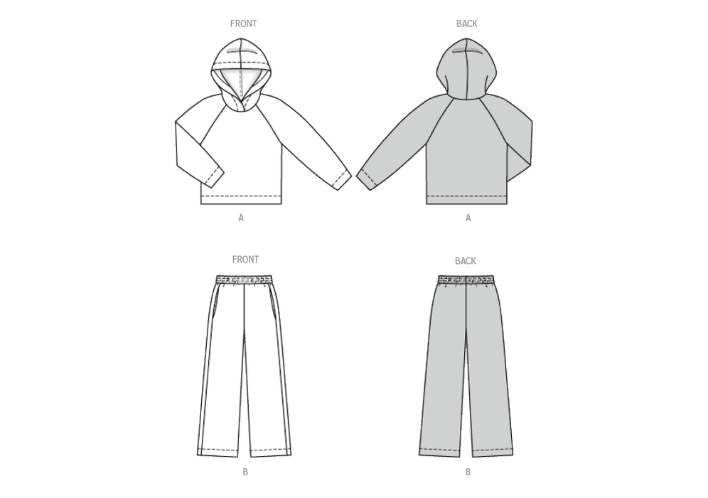 Burda Pattern 5694 Misses' Sweater and Sweatpants from Jaycotts Sewing Supplies