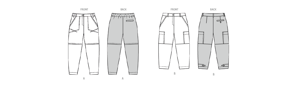 Burda Pattern 5703 Misses' Trousers from Jaycotts Sewing Supplies