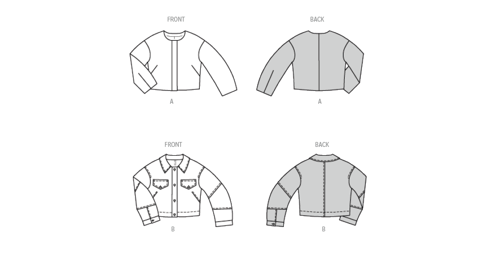 Burda Pattern 5711 Misses' Jackets from Jaycotts Sewing Supplies