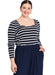 Burda style sewing pattern 5731 Misses' T-Shirt from Jaycotts Sewing Supplies