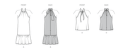 Burda style sewing  Pattern 5737 Misses' Dress and T-Shirt from Jaycotts Sewing Supplies