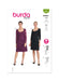Burda Sewing Pattern 5835 Misses' Dress from Jaycotts Sewing Supplies