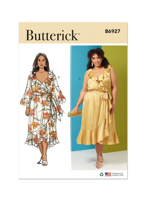 Butterick Sewing Pattern B6927 Women's Dress and Sash from Jaycotts Sewing Supplies