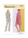 Butterick sewing pattern 6945 Knit Lounge Top, Dress and Pants from Jaycotts Sewing Supplies