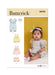 Butterick sewing pattern 6950 Babies' Rompers, Dress, Bloomers and Headband from Jaycotts Sewing Supplies