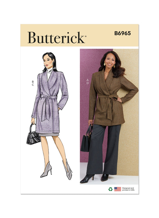 Butterick sewing pattern 6965 Jacket, Skirt and Pants from Jaycotts Sewing Supplies