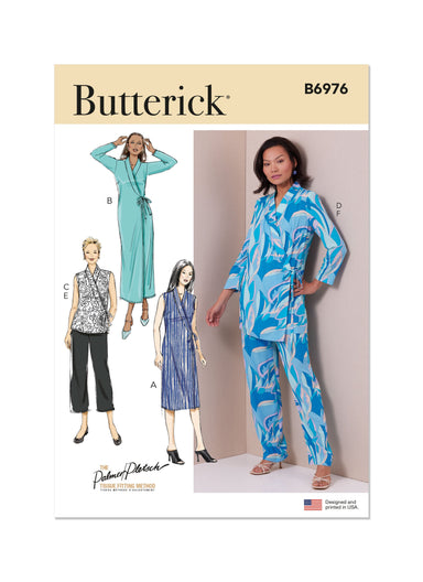 Butterick sewing pattern B6976 Misses' Lounge Set by Palmer/Pletsch from Jaycotts Sewing Supplies
