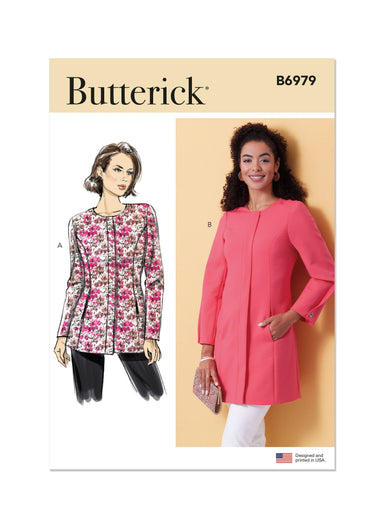Butterick sewing pattern B6979 Misses’ Jacket from Jaycotts Sewing Supplies