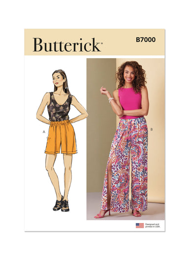 Butterick Sewing Pattern 7000 Shorts and Pants from Jaycotts Sewing Supplies