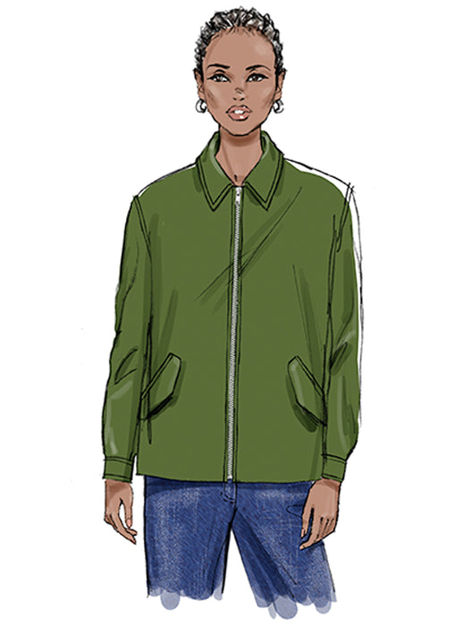 Butterick sewing pattern B7008 Misses' Bomber Jackets from Jaycotts Sewing Supplies