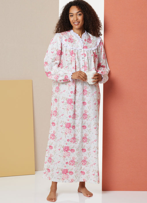 Butterick sewing pattern B7015 Misses' Nightgown from Jaycotts Sewing Supplies