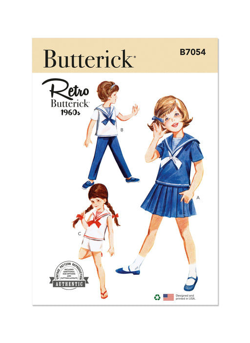 Patron Butterick B6905YA5 Salopette e abito Bebè 4 a 13 mesi | Mondial Tissus Patron Butterick B6905YA5 Salopette e abito Bebè 4 a 13 mesi | Mondial Tissus