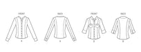 Butterick pattern 7055 Misses' Shirts by Tammie Pontsler for Palmer/Pletsch from Jaycotts Sewing Supplies