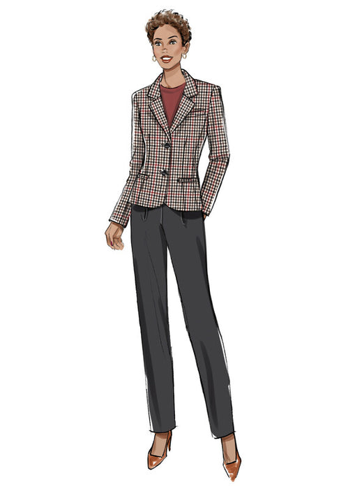 Butterick sewing pattern 7060 Misses’ Jacket, Skirt and Pants from Jaycotts Sewing Supplies