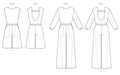 Butterick sewing pattern 7063 Misses' Knit Jumpsuit with Length and Sleeve Variations from Jaycotts Sewing Supplies