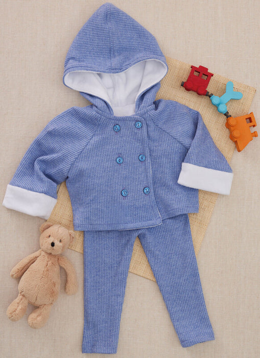 Butterick sewing pattern 7066 Babies Knit Coat with and without Hood and Leggings from Jaycotts Sewing Supplies
