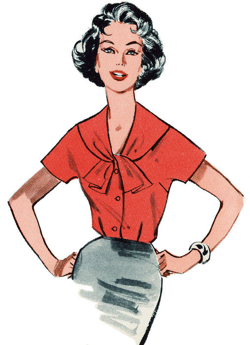 Butterick sewing pattern 7071 Misses' Blouse with Four Necklines from Jaycotts Sewing Supplies