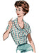 Butterick sewing pattern 7071 Misses' Blouse with Four Necklines from Jaycotts Sewing Supplies