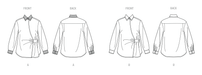 Butterick sewing pattern 7079 Misses' Wrap Tops from Jaycotts Sewing Supplies
