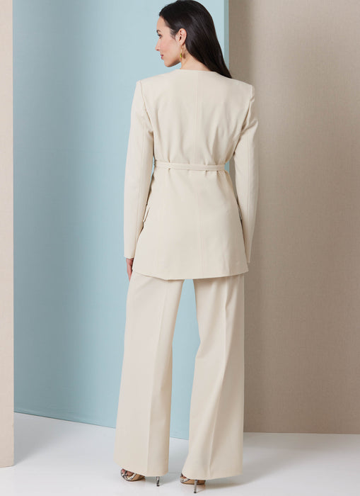 Butterick sewing pattern 7081 Misses' Jacket and Trousers from Jaycotts Sewing Supplies