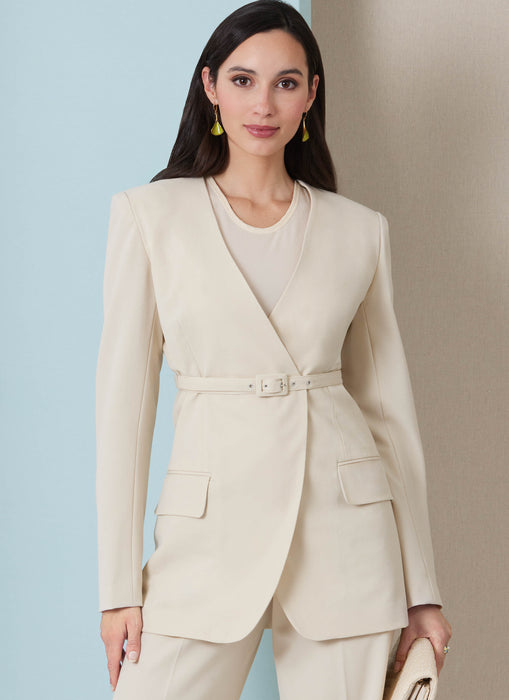 Butterick sewing pattern 7081 Misses' Jacket and Trousers from Jaycotts Sewing Supplies