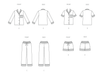 Butterick sewing pattern 7083 Misses' Pyjamas from Jaycotts Sewing Supplies