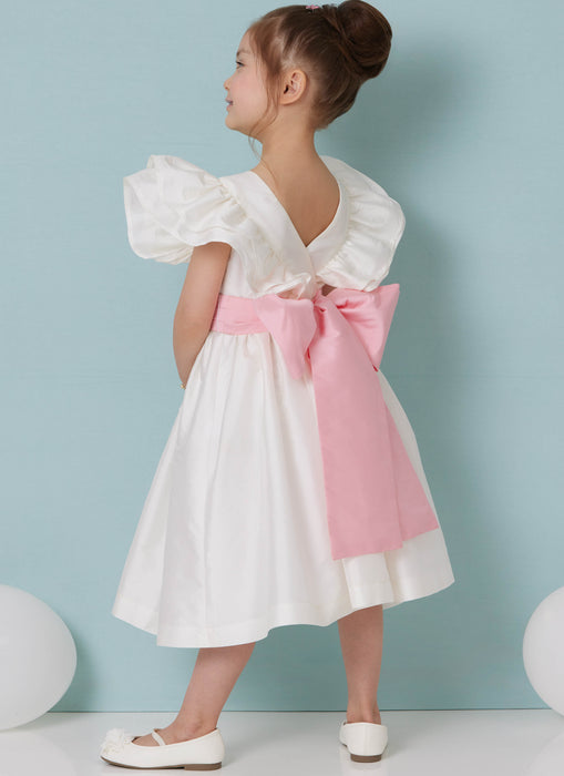 Butterick sewing pattern 7088 Children's Bridesmaids Dress from Jaycotts Sewing Supplies
