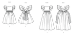 Butterick sewing pattern 7088 Children's Bridesmaids Dress from Jaycotts Sewing Supplies