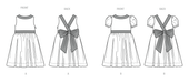 Butterick sewing pattern 7089 Girl's Bridesmaids Dress from Jaycotts Sewing Supplies