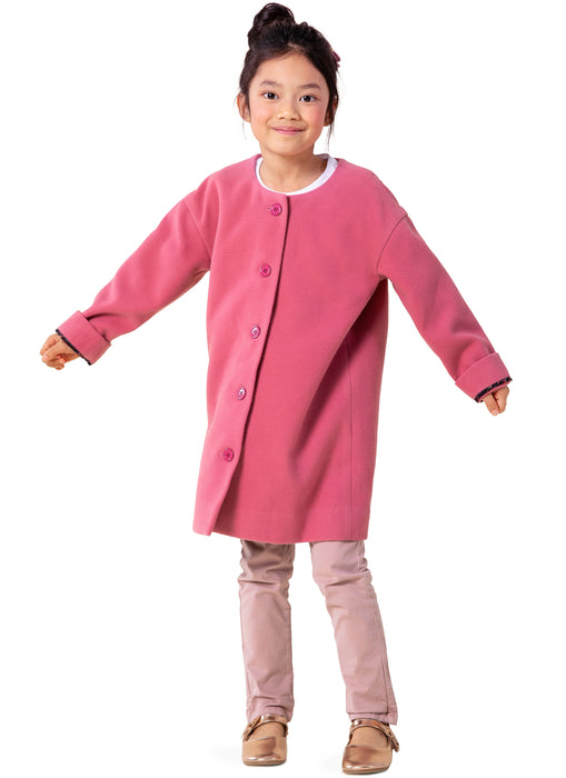 Burda Pattern 9207 Children's Coats from Jaycotts Sewing Supplies