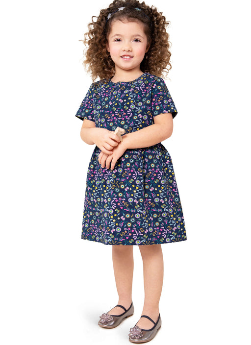 Burda style sewing pattern 9212 Girl's Dress from Jaycotts Sewing Supplies