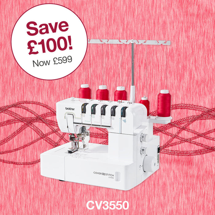 Brother Coverstitch machine | CV3550 from Jaycotts Sewing Supplies