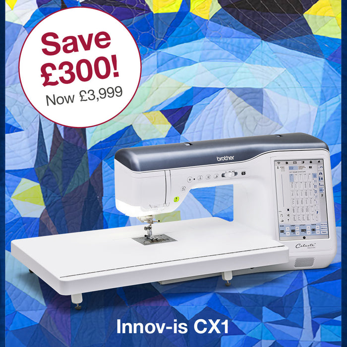 Brother Celeste CX1 quilting and sewing machine from Jaycotts Sewing Supplies